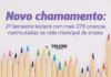 NOVO CHAMAMENTO: 2ª Semestre iniciará com mais 279 crianças matriculadas na rede municipal de ensino