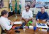 Representantes da administração municipal recebem secretário de Lucas do Rio Verde