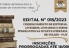 Cultura prorroga prazo para expositores se credenciarem para Feira do Livro