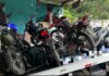 Operação Força Total em Toledo resulta na apreensão de várias motos e carros pela Guarda Municipal e Polícia Militar