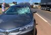 Homem fica em estado grave ao ser atropelado por carro na BR-277 na região