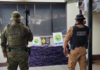 Veículo carregado com mais de 200 kg de drogas é apreendido após perseguição em Guaíra