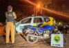 Mulher é presa pela Polícia Militar de Guaíra com moto furtada