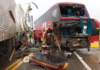 Acidente entre ônibus e caminhão deixa um morto e 40 feridos no Mato Grosso do Sul