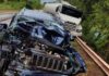 Carreta e Jeep batem de frente em Entre Rios do Oeste e médica fica ferida