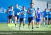 Treino tático encaminha equipe do Grêmio para enfrentar o Caxias