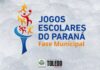 A fase municipal dos Jogos Escolares do Paraná está com inscrições abertas