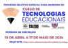 Inscrições para graduação em Tecnologias Educacionais vão até sexta (17)