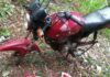 Motocicleta furtada é encontrada desmontada em meio a matagal em Toledo