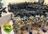 Polícia identifica envolvidos no tráfico internacional e apreende 161 armas de fogo na região