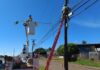 Marginais voltam a furtar fios de iluminação pública em ciclovia de Nova Santa Rosa