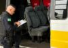 Veículos de transporte escolar passam por vistoria da Guarda Municipal