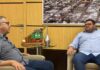 Presidente da Câmara de Vereadores visita prefeito e sugere diálogo