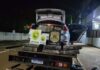 Veículo de Toledo é apreendido na 277 com mais de 222 kg de maconha