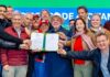 Ao lado de Lula, Gleisi comemora criação de assentamento no Paraná