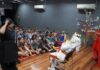 Criançada se diverte em atividades do Conta Cultura do Abril Literário