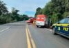 Colisão frontal na BR-277 deixa um morto e três feridos no interior do Paraná