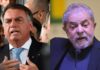 Números da Paraná Pesquisas trazem Bolsonaro com 35,2%, Lula tem 34,8% na estimulada