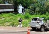 Acidente resulta em morte e feridos graves na BR-277 no Oeste do Paraná