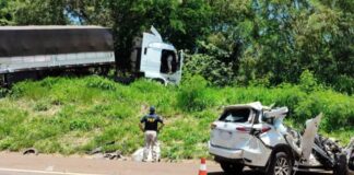 Acidente resulta em morte e feridos graves na BR-277 no Oeste do Paraná