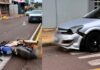 Colisão entre carro e moto na Vila Pioneira em Toledo deixa motociclista com escoriações
