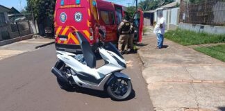 Condutor foge após acidente em Toledo e deixa vítima ferida no local