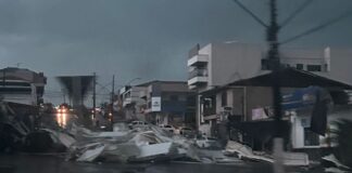 Defesa Civil confirma 130 feridos e cinco mortes em decorrência do tornado que atingiu Rio Bonito do Iguaçu