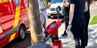 Idoso fica ferido após colidir bicicleta elétrica contra árvore em Toledo