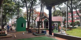 Prefeitura de Toledo prepara Praça Willy Barth para Natal Encantado