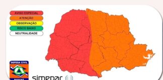 Tempestades de sexta devem ter ventos acima de 80 km/h e chuvas superiores a 50 mm
