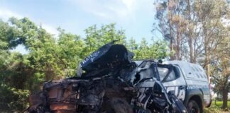 Policial militar morre em grave acidente com viatura no Mato Grosso do Sul