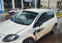 Carro é furtado em Marechal Rondon mas ladrão se envolve em acidente e é preso