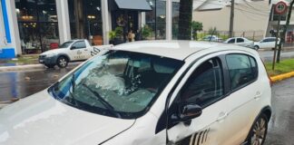 Carro é furtado em Marechal Rondon mas ladrão se envolve em acidente e é preso