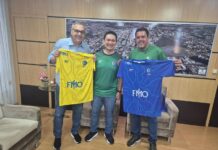 Fisioterapeuta da CBHb visita prefeito e fala de experiência em competições de handebol