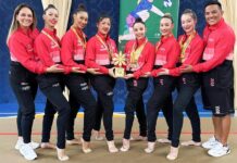 Ginástica rítmica e badminton de Toledo brilham nas disputas do 67º Japs