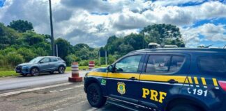 PRF recupera veículo com alerta de furto durante abordagem na BR 277