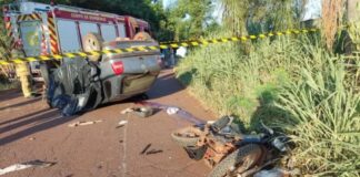 Jovens rondonenses são vítimas de grave acidente ; um morre no local e outro no hospital