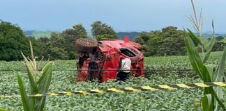 Motorista morre em grave acidente na PR-180 em Cascavel
