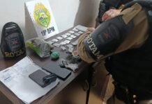 Ação da ROTAM apreende drogas e materiais usados no tráfico em Toledo