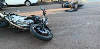 Acidente entre motocicletas deixa quatro feridos na Vila Boa Esperança