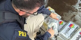 Cocaína é encontrada escondida em tanque de combustível na BR-272, em Guaíra