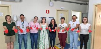 Equipe do Centro de Saúde participa de atividade sobre higienização de mãos