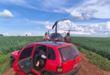 Fuga em porto clandestino termina com apreensão de pneus e cigarros contrabandeados em Guaíra