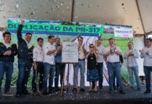 Governador entrega duplicação da PR-317 em Toledo