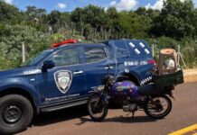 Guarda Municipal flagra descarte irregular de lixo e apreende motocicleta no Jardim Europa