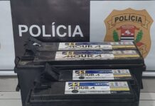 Homem é preso após furtar bateria em Toledo