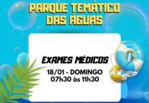 Parque das Águas promove mutirão de exames médicos neste domingo (18)