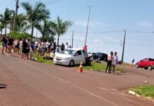 Motociclista morre em batida com carro na PR-574, em Cafelândia