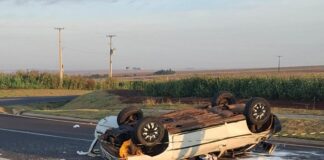 Acidente em Palotina deixa um morto e dois feridos graves