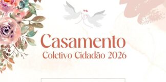 Casamento Coletivo Cidadão 2026 segue com pré-inscrições abertas até 20/3